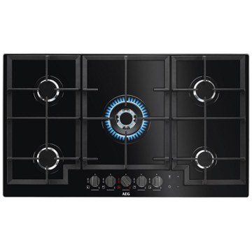 ჩასაშენებელი ქურის ზედაპირი AEG HKR95540NB Hob, Built-in Black