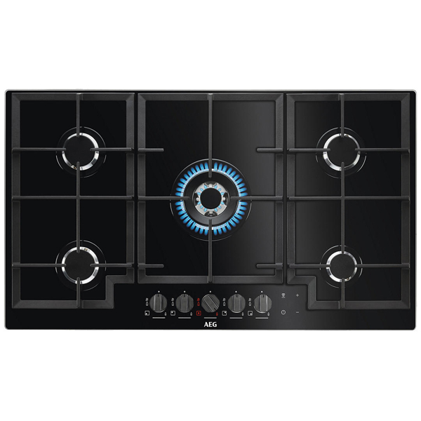 ჩასაშენებელი ქურის ზედაპირი AEG HKR95540NB Hob, Built-in Black