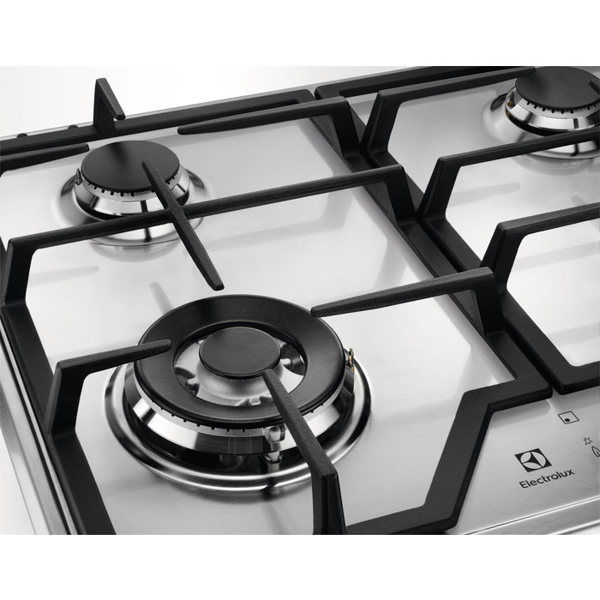 ჩასაშენებელი ქურის ზედაპირი Electrolux GPE363MX Hob, Built-in, Gas Stainless Steel