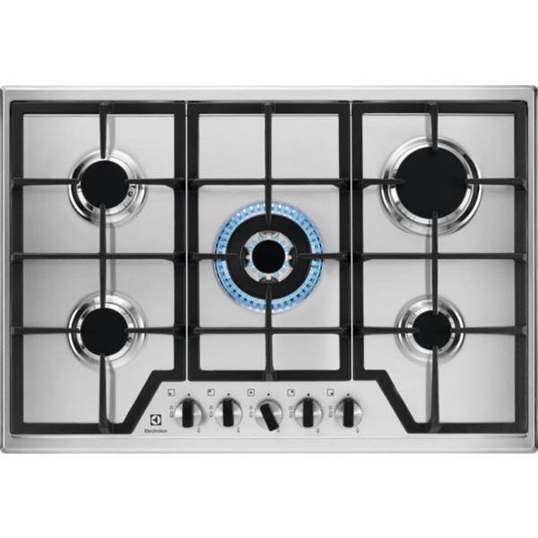 Electrolux GPE373MX Hob, Built-in, Gas Stainless Steel