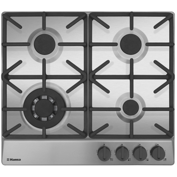 ჩასაშენებელი ქურის ზედაპირი Hansa BHGI651550 Hob, Built-in, Gas Silver