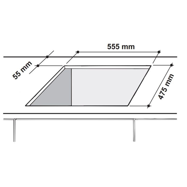 ჩასაშენებელი ქურის ზედაპირი Hotpoint-Ariston 641 DD /HA(BK) Hob, Built-in, Gas Black