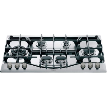 ჩასაშენებელი ქურის ზედაპირი Hotpoint-Ariston PHN 961 TSIXHA Gas Hob Stainless Steel