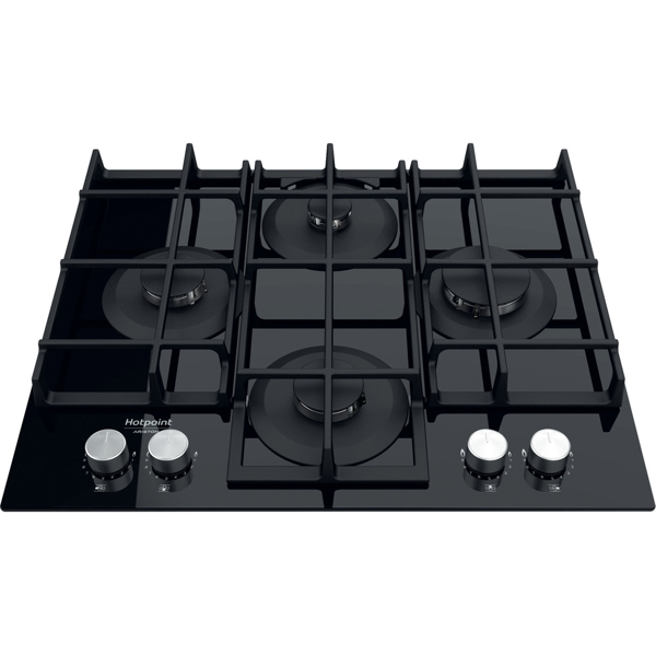 ჩასაშენებელი ქურის ზედაპირი Hotpoint-Ariston HAGS 61FBK Hob Black