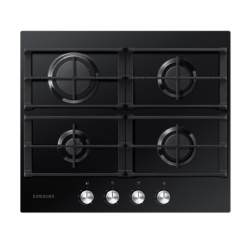 ჩასაშენებელი ქურის ზედაპირი Samsung NA64H3000AK/WT Hob, Built-in, Gas Black