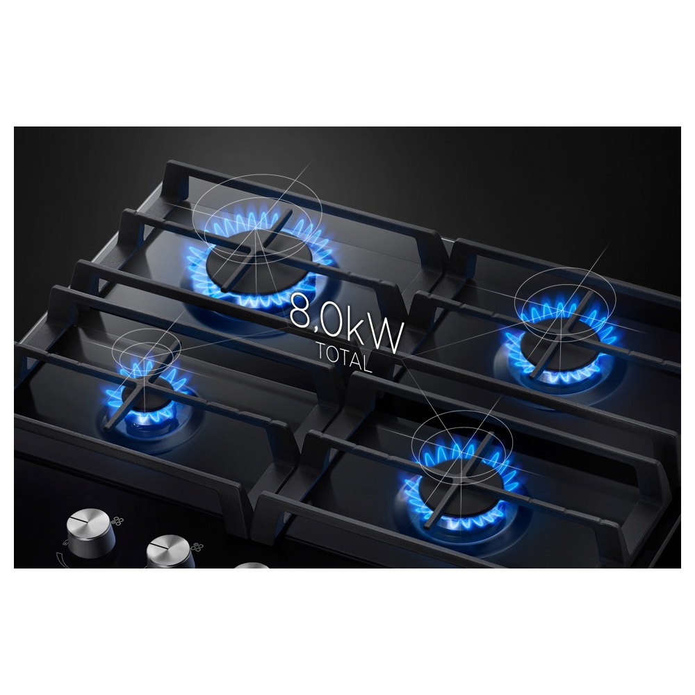 Built-in Gas Cooktop Samsung NA64H3000AK/WT, Black