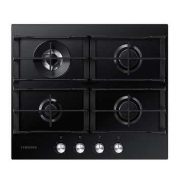 ჩასაშენებელი ქურის ზედაპირი Samsung NA64H3030AK Hob, Built-in, Gas Black