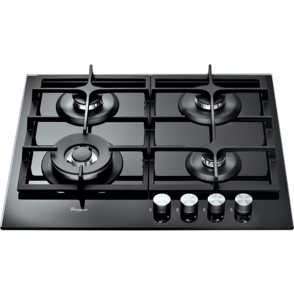 ჩასაშენებელი ქურის ზედაპირი Whirlpool GOA 6425/NB Hob, Built-in, Gas Black