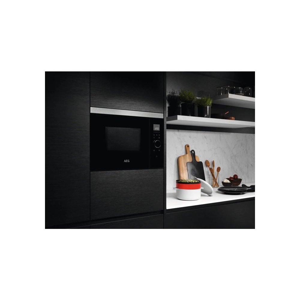 ჩასაშენებელი ღუმელი AEG MBE2658SEM Built-in, Electronic, 25 L Stainless Steel