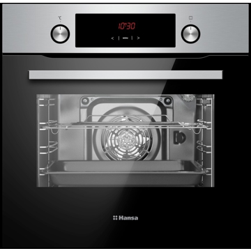 ჩასაშენებელი ღუმელი Hansa BOEI69431 Built-in Oven, Electric, Enamel easy cleaning Black