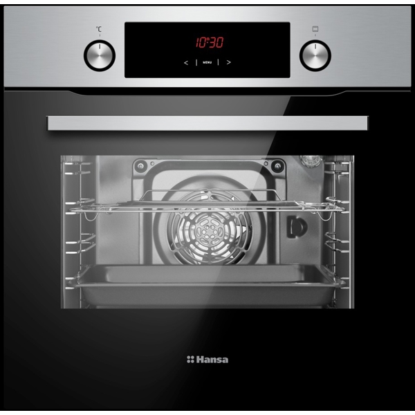 ჩასაშენებელი ღუმელი Hansa BOEI69431 Built-in Oven, Electric, Enamel easy cleaning Black