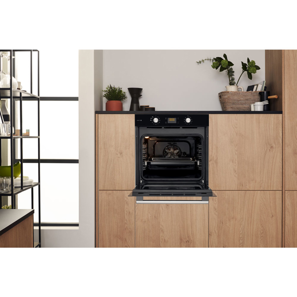 ჩასაშენებელი ღუმელი Hotpoint-Ariston FA3 841 H BL HA Oven, Built-in 71L 2900W Black