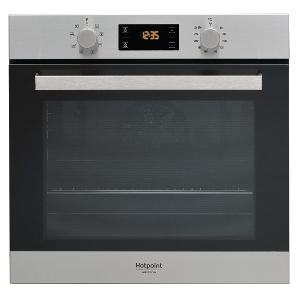 ჩასაშენებელი ღუმელი HOTPOINT ARISTON FA3 540 H IX HA Built-in Oven, Electric 66L Black, Stainless Steel