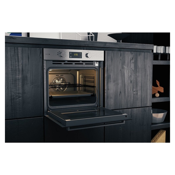 ჩასაშენებელი ღუმელი HOTPOINT ARISTON FA3 540 H IX HA Built-in Oven, Electric 66L Black, Stainless Steel