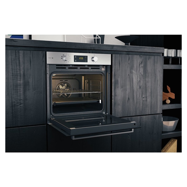 ჩასაშენებელი ღუმელი HOTPOINT ARISTON FA3 540 H IX HA Built-in Oven, Electric 66L Black, Stainless Steel