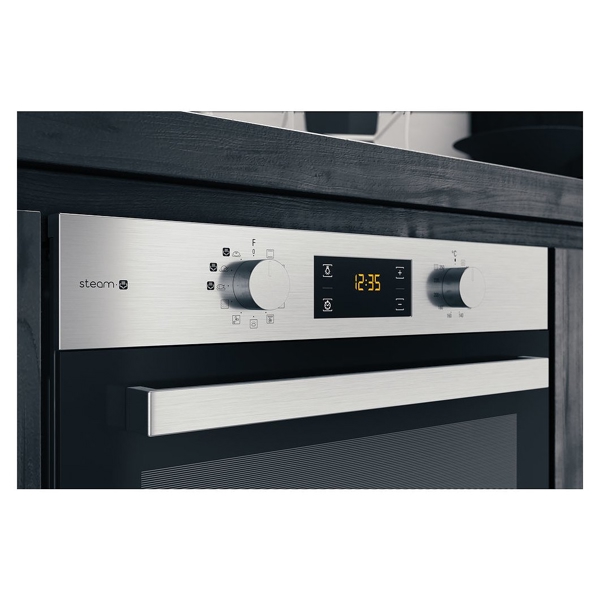 ჩასაშენებელი ღუმელი HOTPOINT ARISTON FA3 540 H IX HA Built-in Oven, Electric 66L Black, Stainless Steel