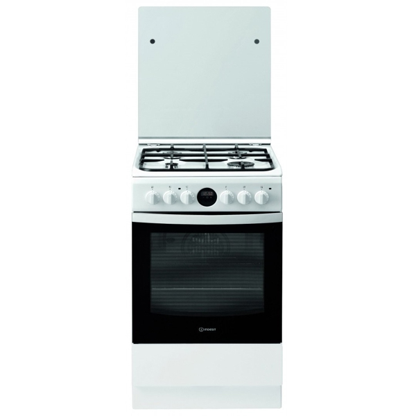 გაზქურა Indesit IS5G8CHW/E Combined, Free-Standing, A White