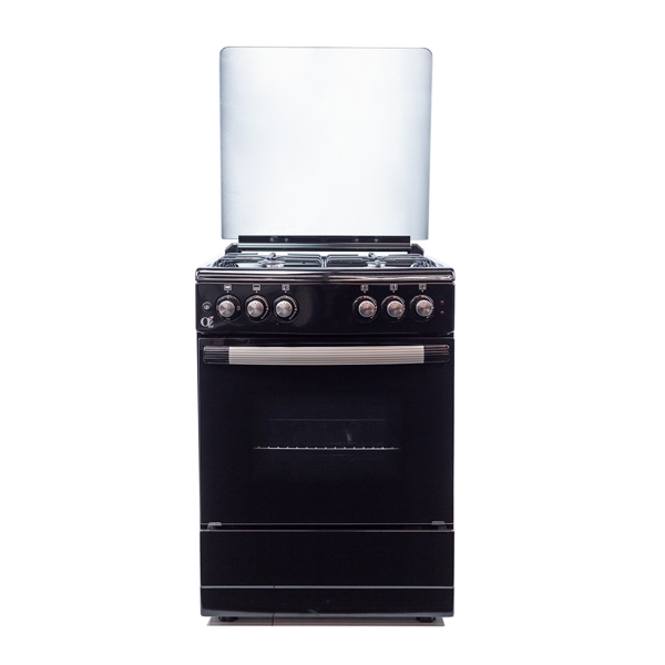 გაზქურა Oz OCourved60X60 Oven-Combination, Free-Standing Black