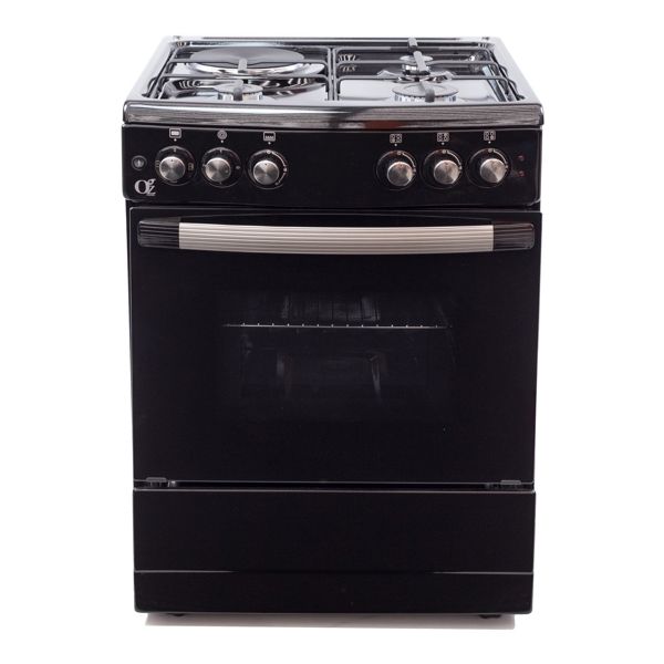 გაზქურა Oz OCourved60X60B3/1 Oven-Combination, Free-Standing Black