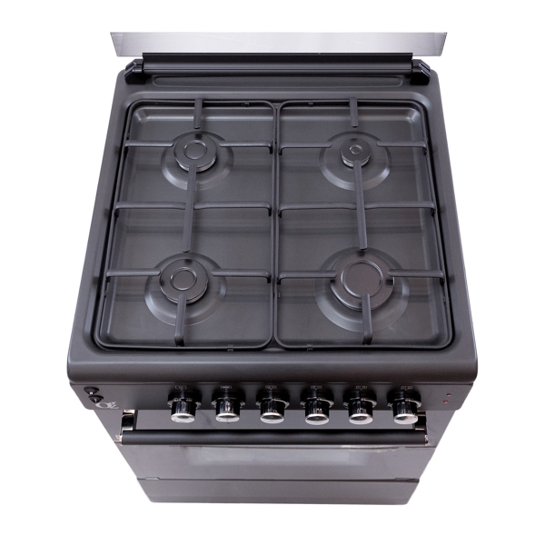 გაზქურა Oz OQ60X60B4E Combined Oven Combined, Gas Black/Grey