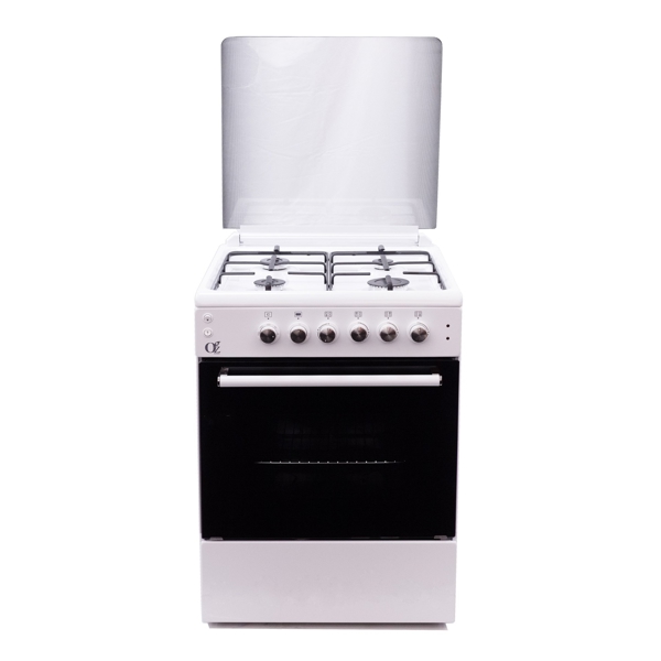 გაზქურა Oz OQ60X60W4E Oven-Electric Combined, Free-Standing White