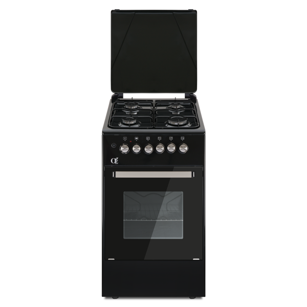 გაზქურა Oz OSE50X50B4 Oven-Electric Combined, Free-Standing Black