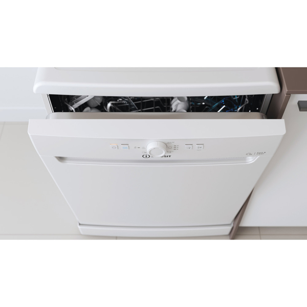 ჭურჭლის სარეცხი მანქანა Indesit DFE 1B19 13 Free-Standing, A+ White