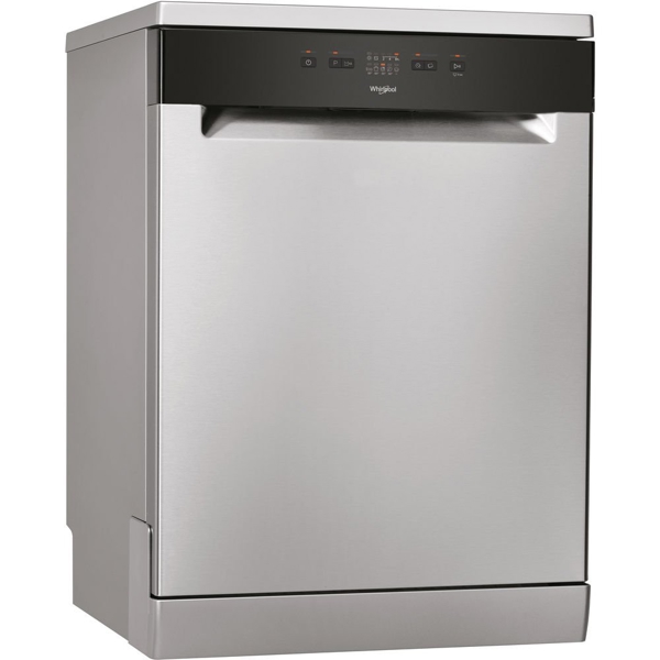 ჭურჭლის სარეცხი მანქანა Whirlpool WFE 2B19X Free-Standing, Button, A+ Silver