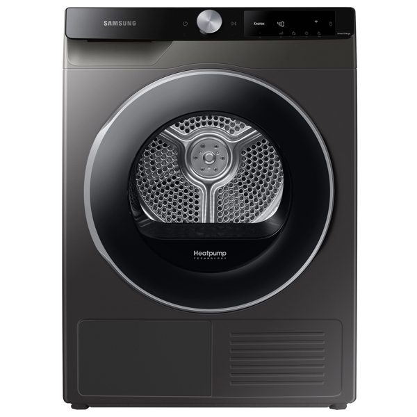 სარეცხის საშრობი მანქანა Samsung DV90T6240LX/LP, 9Kg, A+++, Washing dryer, Silver