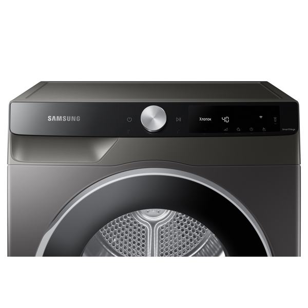 Samsung DV90T6240LX/LP, 9Kg, A+++, Washing dryer, Silver