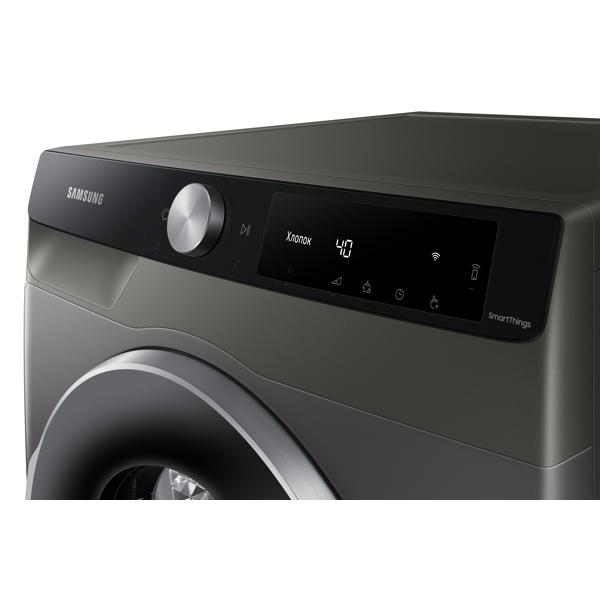 სარეცხის საშრობი მანქანა Samsung DV90T6240LX/LP, 9Kg, A+++, Washing dryer, Silver