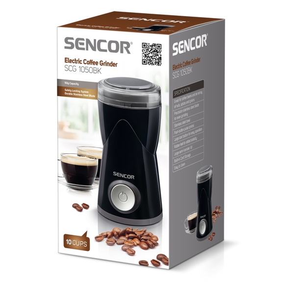 Sencor SCG 1050BK Coffee Grinder, 150 W Black