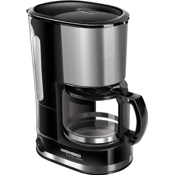 ყავის აპარატი Redmond RCM-M1507 Drip Boiler Black/Silver