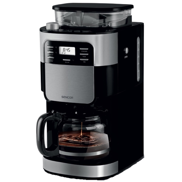 Sencor SCE 7000BK, 900W, 1.5L, Coffee Machine, Black