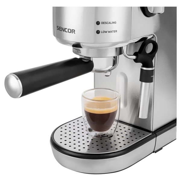 Sencor SES 4900SS Coffee Machine, 1400W Silver