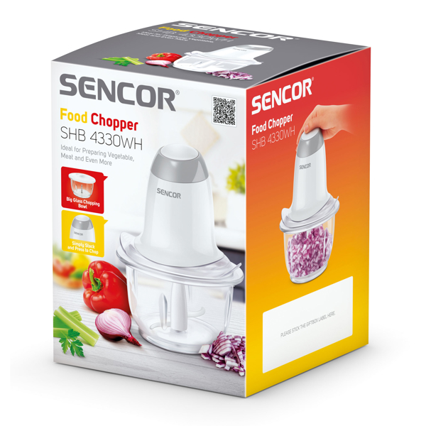 ჩოპერი Sencor SHB 4330WH Chopper 1 L, 250 W White