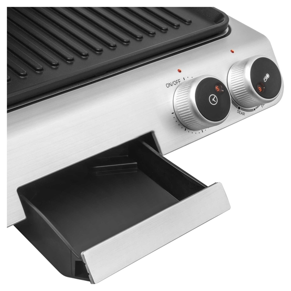 გრილი Sencor SBG 5030BK Grill Electronic, Mechanical, 2000 W Black/Silver