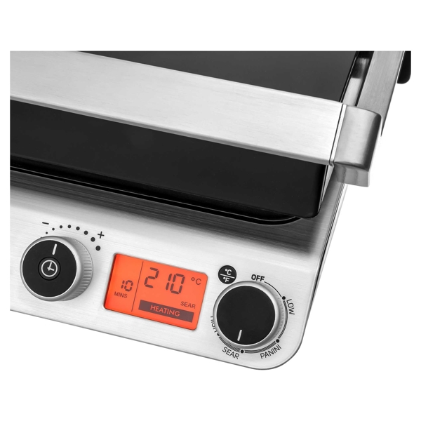 გრილი Sencor SBG 6650BK Press Grill Automatic, 2000W Black/Silver