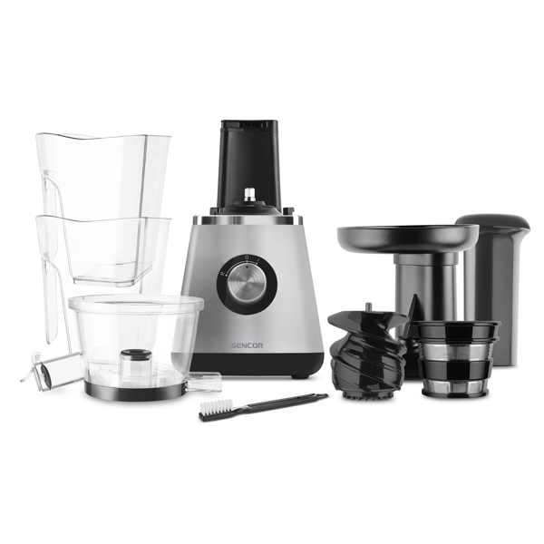 Sencor SSJ 4041BK Citrus Juicer, Mechanical 0.8 L, 400 W Metallic Silver