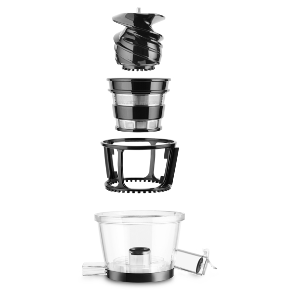 Sencor SSJ 4041BK Citrus Juicer, Mechanical 0.8 L, 400 W Metallic Silver