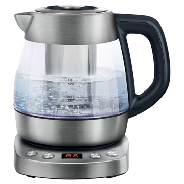 Sencor SWK 1080SS, 2200W, 1L, Tea Maker, Metallic Silver