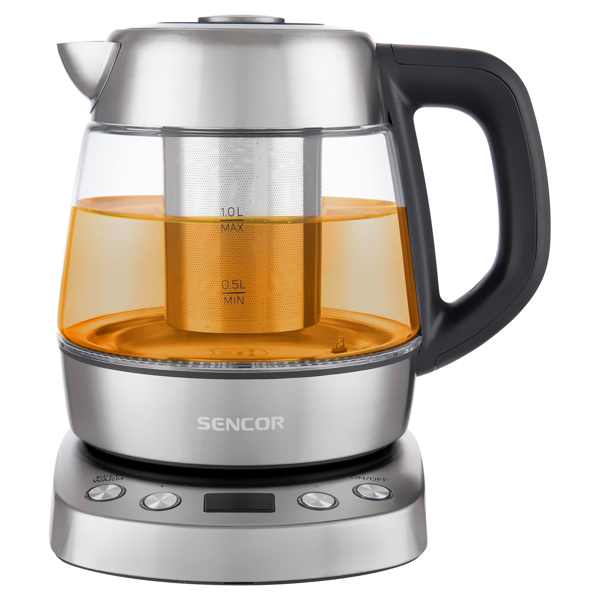 ჩაის აპარატი Sencor SWK 1080SS, 2200W, 1L, Tea Maker, Metallic Silver