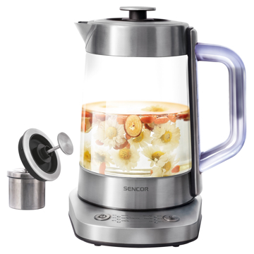 ჩაის აპარატი Sencor SWK 1590SS, 1500W, 1.5 L, Tea Maker, Silver