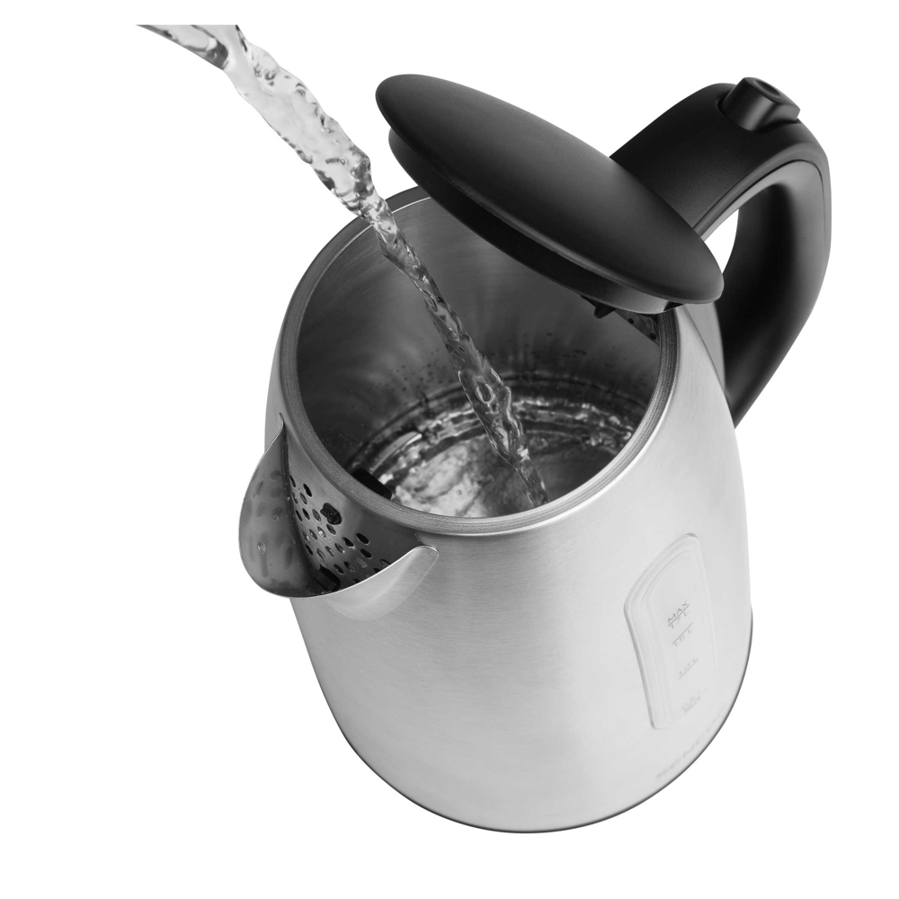 ელექტრო ჩაიდანი Sencor SWK 1720BK, 2200W, 1.2L, Electric Kettle, Black/Silver
