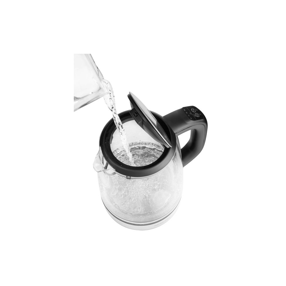 Sencor SWK 2090BK 2200W, 2L, Electric Kettle, Black/Silver