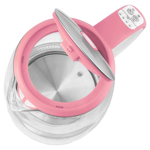 ელექტრო ჩაიდანი Sencor SWK 2194RD Electric, 2200 W Silver / Pink