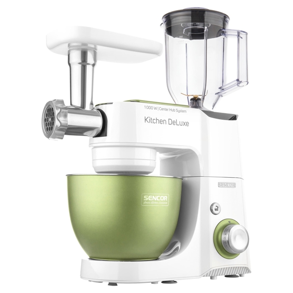 სამზარეულოს კომბაინი Sencor STM 4460GG Kitchen Combine, Stainless Steel, 1000 W Green