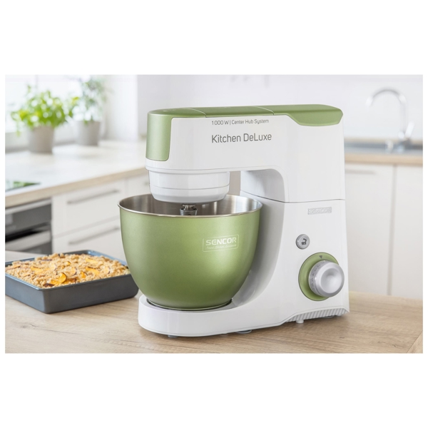 სამზარეულოს კომბაინი Sencor STM 4460GG Kitchen Combine, Stainless Steel, 1000 W Green