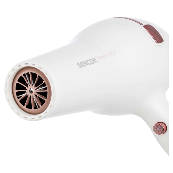 ფენი Sencor SHD 8200GD Hair Dryer 2400W White-Gold