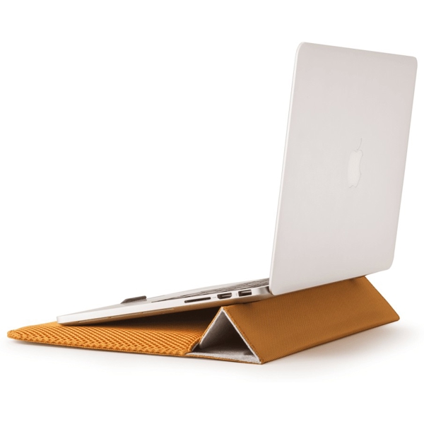 ნოუთბუქის ჩანთა ARIA Stand Sleeve MacBook 11" Air, 12", iPad Pro - Inca Gold